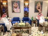 سمو نائب أمير الجوف يستقبل الدكتور الشهراني بمناسبة انتهاء فترة عمله بالمنطقة