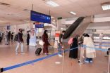 وصول رحلات من واشنطن وهيوستن ونيويورك وبيروت ضمن الرحلات المخصصة لعودة المواطنين إلى مطاري #الرياض و #جدة.
