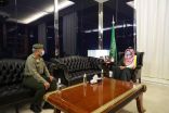 أمير منطقة حائل يستقبل مدير جوازات المنطقة المكلف