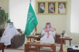 سمو أمير الجوف يلتقي أمين المنطقة ويستعرض معه مشاريع تطويرية في مدينة سكاكا