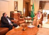 سمو الأمير مشعل بن ماجد يستقبل القنصل العام لجمهورية مصر