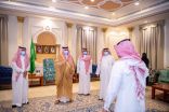 سمو أمير الجوف يستقبل أمين مجلس الشباب ورؤساء اللجان والوحدات المعتمدين حديثاً