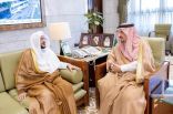 سمو أمير منطقة الرياض يستقبل وزير الشؤون الإسلامية والدعوة والإرشاد