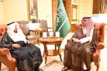 سمو الأمير سعود بن جلوي يستقبل رئيس وأعضاء مجلس إدارة جمعية زمزم الصحية