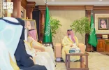 الأمير ناصر بن جلوي يستقبل رئيس جامعة جازان