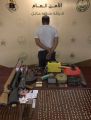 شرطة حائل تقبض على شخص لترويجه الإمفيتامين.
