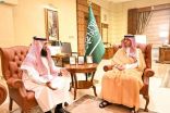 سمو محافظ جدة يستقبل مدير فرع صندوق التنمية الزراعية بمنطقة مكة المكرمة