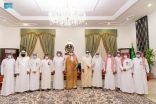 سمو أمير الجوف يستقبل مدير فرع وزارة الرياضة ورئيس رابطة فرق الأحياء بالمنطقة