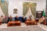 سمو أمير منطقة الجوف يستقبل معالي وزير العدل