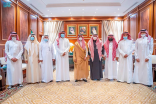 سمو نائب أمير حائل ‏يستقبل مدير فرع وزارة الرياضة ‏بالمنطقة‏ ‏ورئيس نادي الجبلين