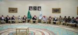 سمو أمير الحدود الشمالية يقيم حفل إفطار لمسؤولي الجهات الحكومية ومشايخ وأهالي المنطقة