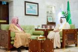 سمو نائب أمير الرياض يستقبل مدير فرع الشؤون الإسلامية بالمنطقة