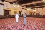 سمو أمير منطقة عسير يشارك قيادات شرطة المنطقة ومنسوبيها مائدة الإفطار