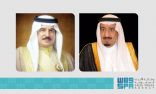 خادم الحرمين الشريفين يتلقى اتصالاً هاتفياً من ملك البحرين هنأه خلاله بقرب حلول عيد الفطر المبارك