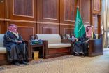 سمو نائب أمير حائل ‏يستقبل المشرف على فرع هيئة ‏الإذاعة والتلفزيون بالمنطقة ‏