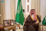 سمو أمير الجوف يستقبل المدير التنفيذي لمدينة الأمير محمد بن عبدالعزيز الطبية