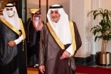 سمو أمير منطقة تبوك يستقبل وكلاء ومنسوبي الإمارة بمناسبة عيد الفطر المبارك