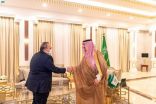 سمو أمير الجوف يستقبل رئيس الشعبة القنصلية في سفارة جمهورية مصر بالمملكة