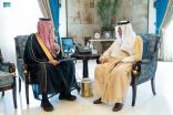 سمو الأمير خالد الفيصل يستقبل مدير عام ‫التدريب التقني‬ بمنطقة مكة المكرمة