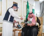 سمو أمير الحدود الشمالية يستقبل مدير فرع الهيئة العامة للإحصاء بالمنطقة