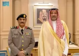 سمو أمير منطقة المدينة المنورة يستقبل مديري الإدارات الأمنية المعينين حديثاً
