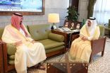 سمو أمير منطقة الرياض يستقبل سمو أمين المنطقة