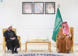 سمو أمير الحدود الشمالية يستقبل رئيس هيئة الحج العراقية