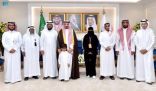 سمو أمير نجران يستقبل أسرة الطفل وجدي النسي