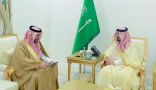 سمو نائب أمير الحدود الشمالية يستقبل أمين المنطقة