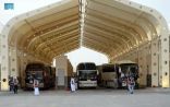 أفواج من حجاج بيت الله الحرام يتوافدون إلى المدينة المنورة قبل المغادرة إلى بلدانهم