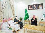 سمو نائب أمير الحدود الشمالية يستقبل مدير فرع وزارة الموارد البشرية بالمنطقة