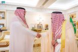 سمو أمير القصيم يستقبل وكيل محافظة المذنب