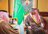 سمو أمير الحدود الشمالية بالنيابة يستقبل رئيس فرع النيابة العامة