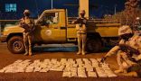 دوريات حرس الحدود تحبط محاولات تهريب نحو (70) طنًا من القات المخدر وأكثر من طن ونصف من الحشيش المخدر