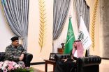سموُّ محافظ الطائف يستقبلُ مديرَ عام السجون ومديرَ شرطة المحافظة