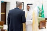 سمو أمير منطقة الرياض بالنيابة يستقبل سفير جمهورية مصر لدى المملكة