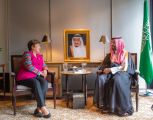 سمو #ولي_العهد يلتقي المدير العام لصندوق النقد الدولي وذلك على هامش انعقاد قمة #مجموعة_العشرين.