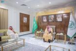 سمو الأمير فيصل بن خالد بن سلطان يستقبل المشاركين في ورشة السلامة المرورية