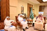 سمو الأمير سعود بن جلوي يستقبل مسؤولين من شركة المياه الوطنية