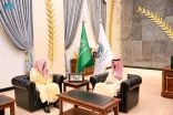سمو محافظ الطائف يستقبل الأمين العام لكبار العلماء