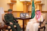 نائب أمير منطقة مكة المكرمة صاحب السمو الملكي الأمير بدر بن سلطان يستقبل مدير جوازات المنطقة المُعين حديثًا