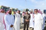 سمو الأمير محمد بن ناصر يتفقد حي العشيماء والحارة الشامية بمدينة جيزان