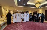 حفل معايدة فريق متعافين ومرضى السرطان بمناسبة عيد الفطر المبارك  الأستاذ حسن سويد