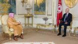 ** فخامة رئيس الجمهورية التونسية يستقبل معالي رئيس المنظمة العربية للسياحة 