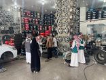 انتهاء الحملة التفتيشية الرابعة لمنع بيع الإطارات المستخدمة والغير مطابقة للمواصفات بالشرقية 