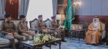 سمو محافظ الأحساء يستقبل مدير مرور المحافظة وعدداً من الضباط المعينين 