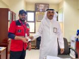 هيئة الهلال الاحمر بمنطقة عسير تفعل اليوم العالمي للمعلم 