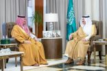 أمير المنطقة الشرقية يستقبل وزير الداخلية