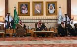 الأمير تركي بن طلال يستقبل الأمير خالد بن سطام بن سعود بعد صدور الأمر الملكي بتعيينه نائباً لأمير منطقة عسير 