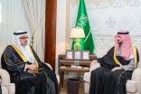 نائب أمير الشرقية يستقبل رئيس جامعة الملك فهد للبترول والمعادن